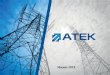 Презентация ООО АТЕК-Энерго 9586-1-19 new · НАШИПРЕИМУЩЕСТВА 12 лет на рынке энергетики и связи высокая надежность