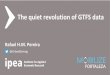 The quiet revolution of GTFS data - MOBILIZE Pune · The quiet revolution of GTFS GTFS-Global Transit Feed Specification Data format with geolocated info on: - Stops - Routes - Frequencies