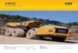 Specalog for 745C Articulated Truck AEHQ7394-01...proven reliability, durability, high productivity, superior operator comfort and lower operating costs. With a focus on high productivity,