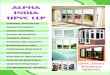 ALPHA INDIA uPVC LLPalphaindiaupvc.com/img/UPVC-Doors.pdf · We are one of the leading Manufacturers of quality uPVC Window & Doors. We use Latest Technology in our production process