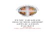 FUMC GRAHAM 2016 SCHOLARSHIP APPLICATION PACKETstorage.cloversites.com... · 2016 SCHOLARSHIP APPLICATION PACKET ... Educational Loans and Scholarships At First United Methodist Church