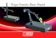 Noga Granite Base Stand - teraskonttori.fi · Granite Base Stand Granite Base Stand Dimensions Granite Base Stand Length Width Height Order no. L W H MT1000 150 100 50 MT1100 200