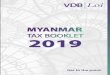 Get to the point. - VDB | LOI · 2014. 4. 1. · Corporate Income Tax Rates of tax The current corporate income tax (“CIT”) rate is 25% for Myanmar companies, branches registered