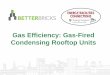 Gas Efficiency: Gas-Fired Condensing Rooftop Units · •Debunk common myths about the technology •Understand the business cases for considering Condensing RTUs •Identify potential