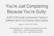 You’re Just Complaining Because You’re Guilty CON/DEF CON 26/DEF CON 26...You’re Just Complaining Because You’re Guilty: A DEF CON Guide to Adversarial Testing of Software