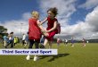 Third Sector and Sport - Sportscotland · Third Sector and Sport . Third Sector Overview • Estimated 45,000 voluntary organisations, • 23,700 registered charities, including 163