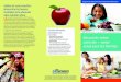 Educación sobre nutrición = mejor salud para las familias · alimentos saludables como frutas y verduras. Los niños pequeños también aprenden la importancia de lavarse las manos