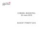 CONSEIL MUNICIPAL 24 mars 2016 - Gaillac...Gaillac (BP 2016) France (CA 2013) Dépenses réelles de fonctionnement / population 940,97 1151,00 Dépenses de personnel / DRF 57,77 56,70