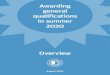 Awarding general qualifications in summer 2020 · qualifications (GQs), which includes GCSEs, AS and A levels, in summer 2020. It led to the closure of schools, colleges and other