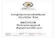 Implementation Guide for MOTOR Timebased Apprenticesmerseta.org.za/sd/LearningProgrammes/Appenticeships/Motor Time … · or equivalent certificate, or an SAQA evaluated certificate,