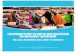 THE HUMAN RIGHT TO WATER AND SANITATION IN … · 2017. 10. 30. · THE HUMAN RIGHT TO WATER AND SANITATION IN EMERGENCY SITUATIONS THE lEGAl fRAMEWORk AND A GUIDE TO ADvOCACY For