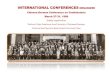 INTERNATIONAL CONFERENCES ORGANIZED Chinese-German ...ding.hebtu.edu.cn/ConfOrg03.pdf · INTERNATIONAL CONFERENCES ORGANIZED Chinese-German Conference on Combinatoris March 27-31,
