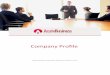 Company Profilealjadda.sa/AcuteBusinessCompanyProfile.pdf · Company Profile 2 Consultation Services Acute Business has established the first crowd consulting network in the world
