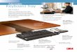 Adjustable Keyboard Tray - EET Group · meeting 3M quality requirements. Dieline and guide lines do not print. Julian Portway / Erica Wilaby AKT100LE Sell Sheet 3236-6.indd 70-0714-3236-6