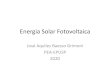 Energia Solar Fotovoltaica - Hist£³ria da Energia Fotovoltaica 1 ¢â‚¬¢ Em 1838, a energia solar fotovoltaica