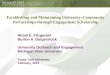Establishing and Maintaining University-Community ...ncsue.msu.edu/files/TexasTechSESSION1Final.pdf(shared a common experience such as surviving a natural disaster or managing a specific