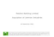Fletcher Building Limited Acquisition of Laminex Industries · 2020. 9. 17. · Fletcher Building Limited Acquisition of Laminex Industries 18 September 2002 This presentation has