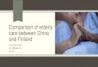 Comparison of elderly care between China and Finlandfefe.karelia.fi/images/Seminar_4.4/Elderly-Care_Zhu-Zenghui.pdf · Elderly care industry demands China’s elderly care industry