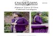 Alpaca Lana D’Oro Cabled Cardigan - Cascade Yarns · Alpaca Lana D’Oro Cabled Cardigan Materials: ascade Yarns Lana D’Oro 100 gr skeins: 8 Needles: Size 5 & 7 able Needle uttons: