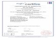 CERTIFICATE OF APPROVAL No CF 5304 - Fire Glass UK · Reg. Office: Exova (UK) Limited, Lochend Industrial Estate, Newbridge, Midlothian EH28 8PL United Kingdom. Co. Reg. No. SC070429