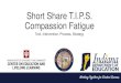 Short Share T.I.P.S. Compassion Fatigue · PDF file Compassion Fatigue Tool, Intervention, Process, Strategy . Compassion Fatigue and Self-Care. Parents Incarcerated Household Dysfunction