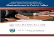 UCD GEARY INSTITUTE & UNIVERSITY OF CHICAGO HARRIS … Masterclass Final.pdf · 2016. 2. 4. · Masterclasses in Public Policy THE HARRIS SCHOOL PUBLIC POLICY THE UNIVERSITY OF CHICAGO
