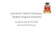 Ischemic Heart Diseases Stable Angina Pectoris · Stable angina pectoris: synonyms •chronic stable angina •angina pectoris •effort angina •angina of effort . Angina pectoris