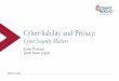 Cyber-liability and Privacy - Stewart McKelvey€¦ · •Business disruption •Loss of confidential business information, including financial and IP ... protect themselves, their