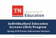 Individualized Education Account (IEA) Program...The Individualized Education Account (IEA) Program was adopted by the state legislature in 2015. The IEA Program creates accounts (IEAs)