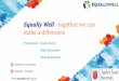 Equally Well - together we can make a difference€¦ · Equally Well - together we can make a difference #EquallyWell . Level Health The Facts: People who experience mental health