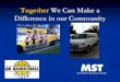Together We Can Make a Difference in our Community · PDF file Together We Can Make a Difference in our Community. Who We Are And What We Do ... a bus to our academy, we can make our
