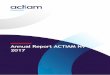 Annual Report ACTIAM NV 2017 · 2 Financial statements 2017 ACTIAM NV 16 2.1 Balance sheet 16 2.2 Profit or loss account 17 2.3 Statement of changes in equity 17 2.4 Statement of