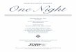 One Night - JDRF · presentation Acknowledgment in Gala newsletter and postcard Recognition in New England hapter newsletter $5,000 SMILE SPONSOR Guests have the opportunity to get