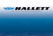 HALLETT HAS BEEN A WELL - Hallet Ski Boatshallettskiboats.com/pdf/Hallett-Booklet.pdf · Hallett Ski Boats uses leading industry products. The Easytow trailers include mechanical