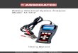 Battery Electrical System Analyzer Model: 12-1012Associated Equipment Corp. 5043 Farlin Ave. 800-949-1472(US) St. Louis, MO 63115 314 -385 -5178 (Outside US) Battery Electrical System