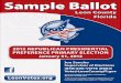 2012 Republican pResidential pRefeRence pRimaRy election · PDF file OFFICIAL PRESIDENTIAL PREFERENCE PRIMARY BALLOT REPUBLICAN PARTY LEON COUNTY, FLORIDA JANUARY 31, 2012 • TO VOTE,