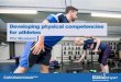Developing physical competencies for athletes · Ankle, knee & hip integrity Single leg stance Shoulder stability & control Analysing an event. Analysing an event -task In groups,