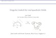 Singular moduli for real quadratic fieldsvonk/MIT.pdf · Singular moduli for real quadratic fields Introduction: Infinite products Singular moduli Singular moduli, like Weber’s