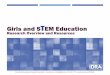 Research Overview and Resources - IDRA · discourage interest in STEM for these young men and women (Lou, 2015). Title IX can be a useful resource for helping girls and women succeed