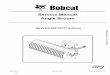 Bobcat 84V Angle Broom Service Repair Manual SN 662700101 And Above