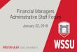 Financial Managers Administrative Staff ForumJan 23, 2019  · Fr~a1 JUL !_____II -----M01 % of Adjustments processed on an off-cycle run 1 SSC BW,MN M02 % Direct deposit-biweekly
