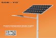 Detailed Spec of Integrated Solar Light · Foundation kit Same Same Same Installation cost High Lowest, about 25% of traditional solar lights Lower, about 30% of traditional solar