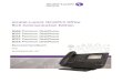 Alcatel-Lucent OmniPCX Office Rich Communication Edition · PDF file Rich Communication Edition 8068 Premium DeskPhone 8039 Premium DeskPhone 8038 Premium DeskPhone 8029 Premium DeskPhone