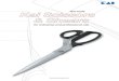 Kai Scissors fine tools & Shears - Emme Cinque · 06 E: The 7000 Series is a new generation of professional tailoring shears. The blades are made of AUS8A stainless steel (3.7 –