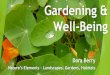 Gardening & Well-Being · Well-known Nature Wellness Forest Bathing Nature Walks & Trails Nature Retreats Vision Quests Camping Cabins Mountain Get-Away Lake Resorts 7 Benefits of