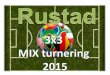 RUSTADRUSTAD 2015 PROGRAM 14.30: Oppmøte og registrering av deltagere i Rustads 3x3 MIX-turnering. 15.00: Vi sparker i gang Rustads MIX-turnering. 16.30: Grillen er varm – Ta med