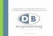 Statement of Qualifications for Professional Engineering Services · 2016. 9. 29. · Statement of Qualifications for Professional Engineering Services November 2013. Introduction