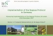 Implementation of the Nagoya Protocol in Germanyec.europa.eu/environment/nature/biodiversity/international/abs/ec_ab… · Legal Framework A (ccess) •Generally free (no PIC) •Solely