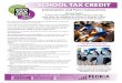 Tax Credit Information and Form - Peoria Unified School District...azdor.gov/tax-credits. Students are growing and achieving because of extracurricular opportunities made possible