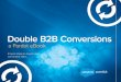 Double B2B Conversions - docs.media.bitpipe.comdocs.media.bitpipe.com/io_12x/io_124041/item... · ©2014 Pardot, a salesforce.com Company | 1-855-426-9213 | 3 In the B2C world, conversion